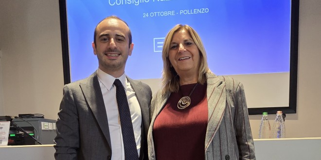 il presidente Andisu Alessandro Ciro sciretti e la presidente Ersu Margherita Rizza nominata componente del nuovo esecutivo nazionale