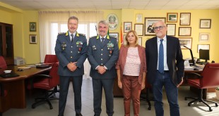 (Nella foto, da sinistra: il tenente colonnello Nicola Coppola, il comandante provinciale della GDF generale di brigata Domenico Napolitano, la presidente ERSU Margherita Rizza, il direttore ERSU Ernesto Bruno)