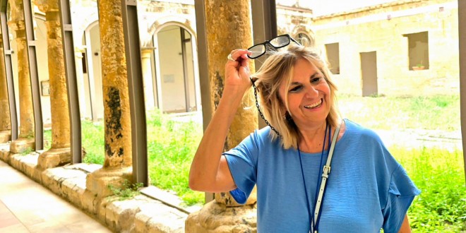 La presidente Ersu Margherita Rizza in visita alla residenza san Domenico di Caltanissetta